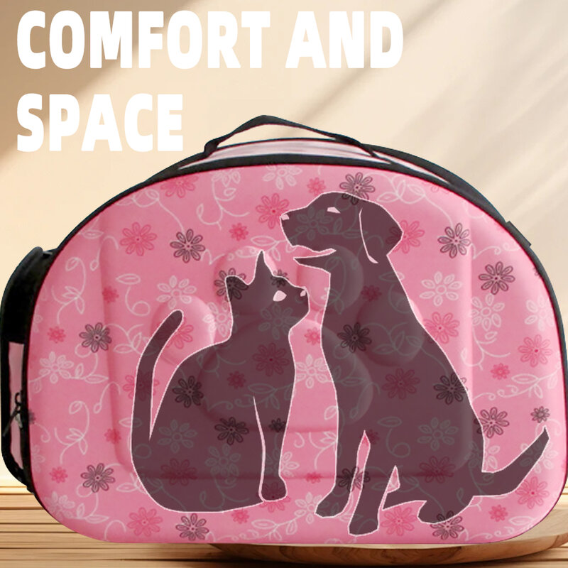 크로스바디 숄더 휴대용 강아지 가방, 대용량 고양이 가방, 애완 동물 가방, 나들이 고양이 배낭, 접이식 통기성 고양이 가방