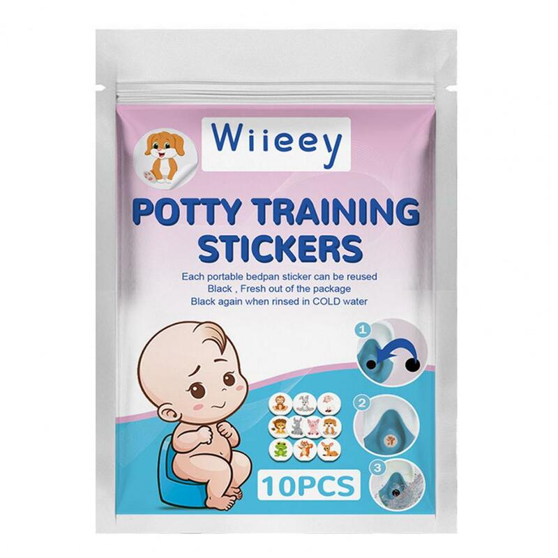 1 Pack Great Pee Targets Potty Training Seat Sticker Self-Adhesive Potty Training Toilet Sticker Effective for School