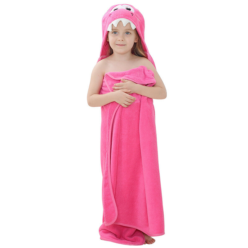 Asciugamani da bagno per bambini con cappuccio per bambini accappatoio doccia Soft Warm Sleeping Swaddle coperta per ragazzi ragazze bambini neonato 0-9T