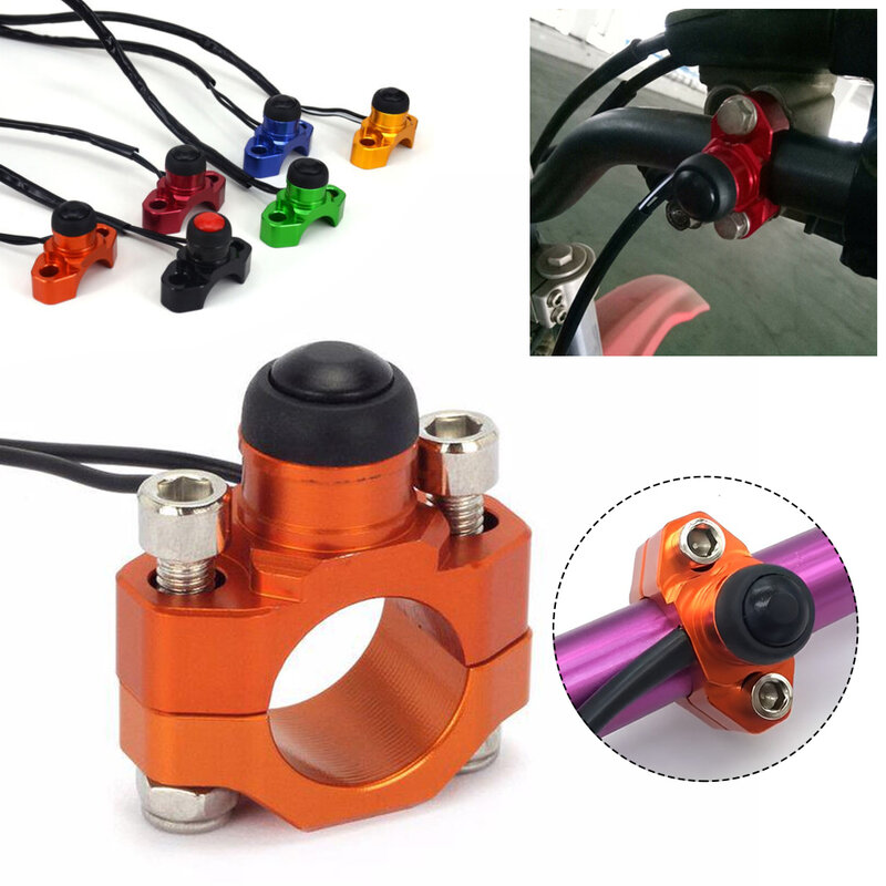 Durable Motorcycle Parts With Practical Switch Button Motorcycle Accessories Modification Switch green