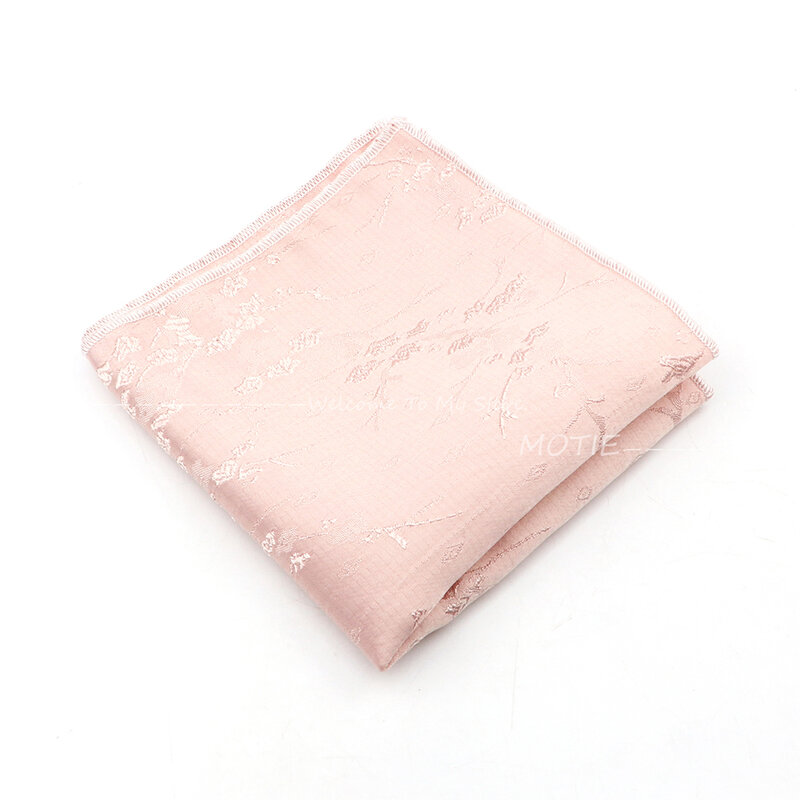 Elegantemente poliestere fazzoletto da taschino fazzoletto quadrato piante fazzoletto rosa fiore floreale abiti da festa cravatta In accessori regali