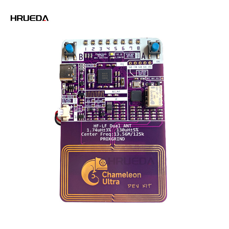 Chameleon Ultra Development Kit contactless smartcard emulator compliant to NFC