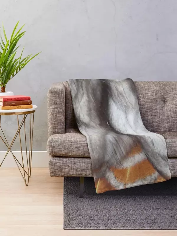 Byandotte selimut lempar bulu percikan termal untuk perjalanan Sofa raksasa selimut Furrys