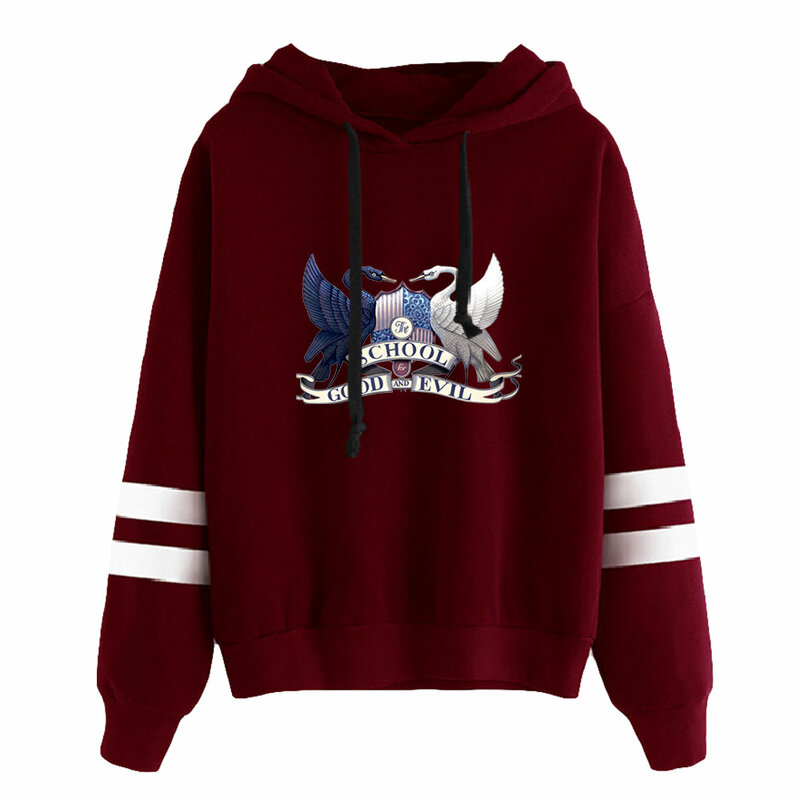 The School for Good and Evil American Movie Unisex Pocketless Parallel Bars Sleeve Sudadera con capucha para mujer y hombre