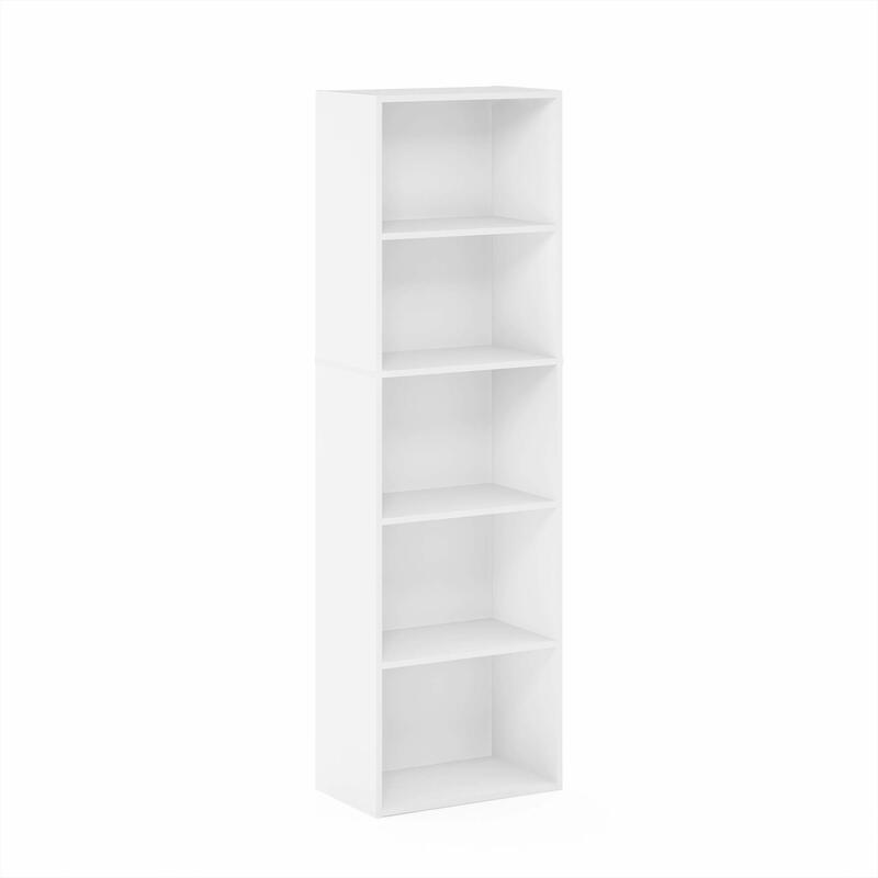 Книжный шкаф/книжка/хранилище, 5-уровневый, белый