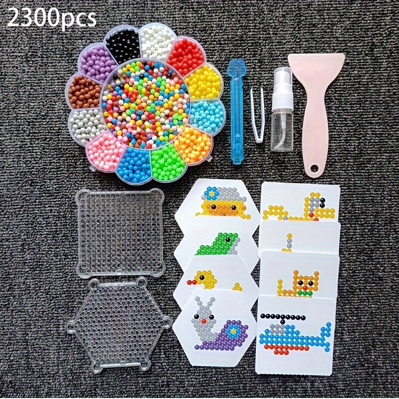 5MM Water Spray Beads Kit Creativity Fusible Beads For Jewelry Making DIY Special Decorations Handmade Craft