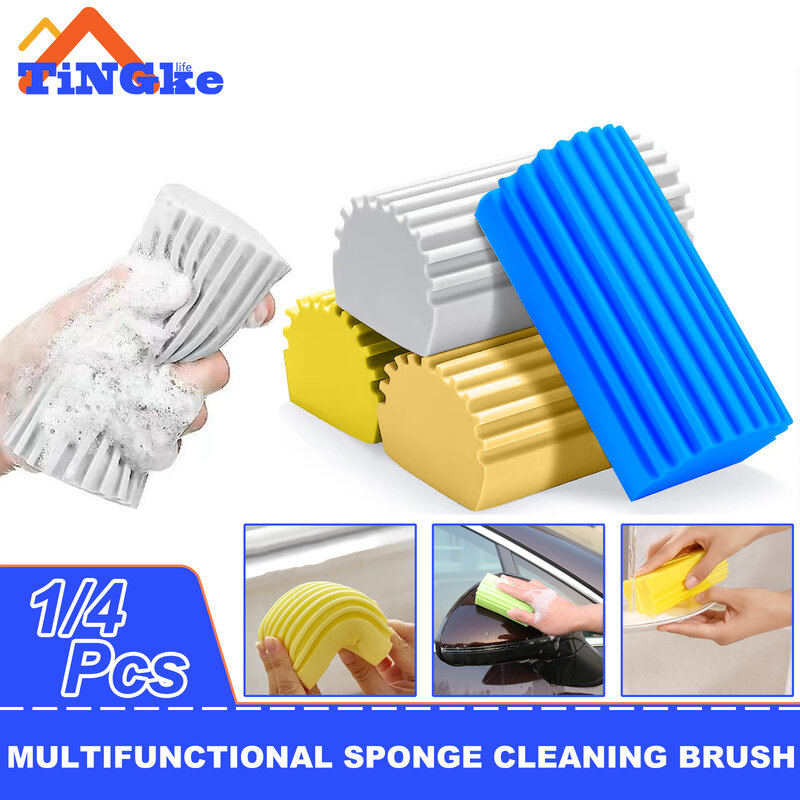 Escova de esponja de limpeza úvida, espanador para vidro cego, rodapés, aberturas, radiadores, ferramentas de limpeza doméstica