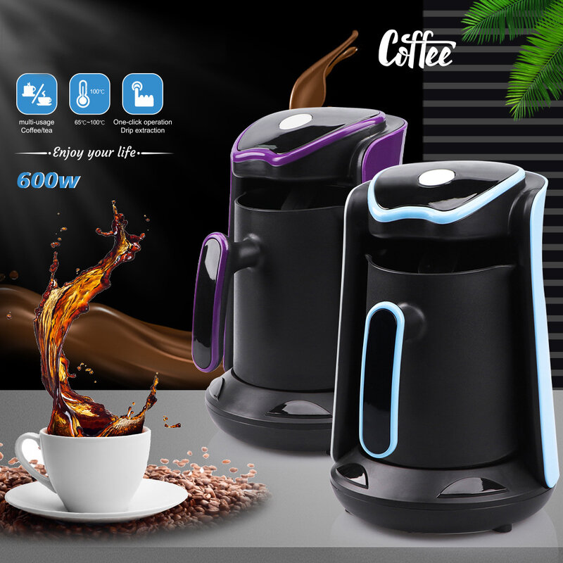 Huis Verwarmde Koffiemok Nieuw Turks Koffiezetapparaat Draagbare Kantoor Koffie Thee Maker