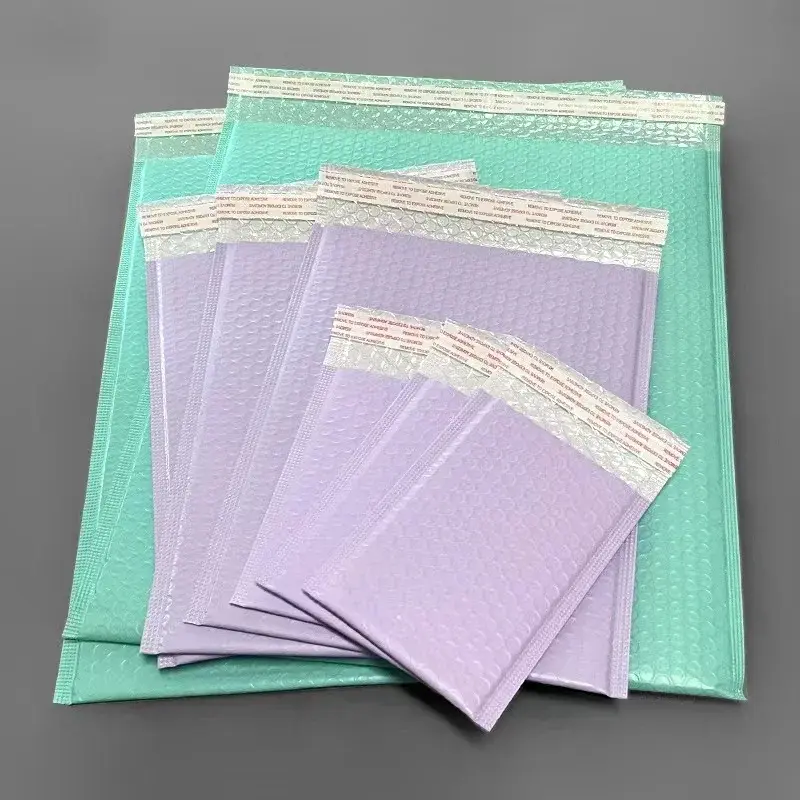 Pack Purple/colourful Bubble Envelopes Shipping Filled Envelope Protection Packaging 50 Packing Bags Anti-fall Self-sealing