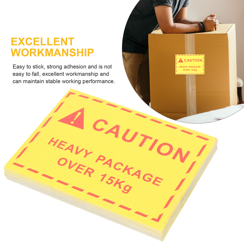 Labels Labels Caution Label Shipping Heavy Moving Warning Packing Sign Handling Pallet Box Sticker Fragile Do Not Touch