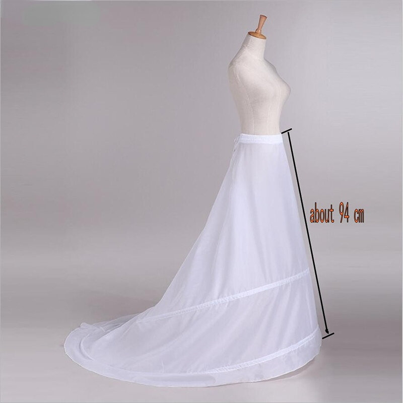 En gros Mode La Mariée Jupons pour Robe De Mariée Balayage Train Jupon Doublure Accessoires