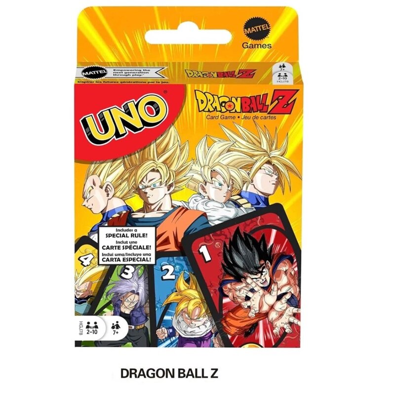UNO-Dragon Ball Matching Card Game, Shogem uno, Sem cartão da misericórdia, Festa familiar, Boardgame, Engraçado Amigos Entretenimento, Multijogador
