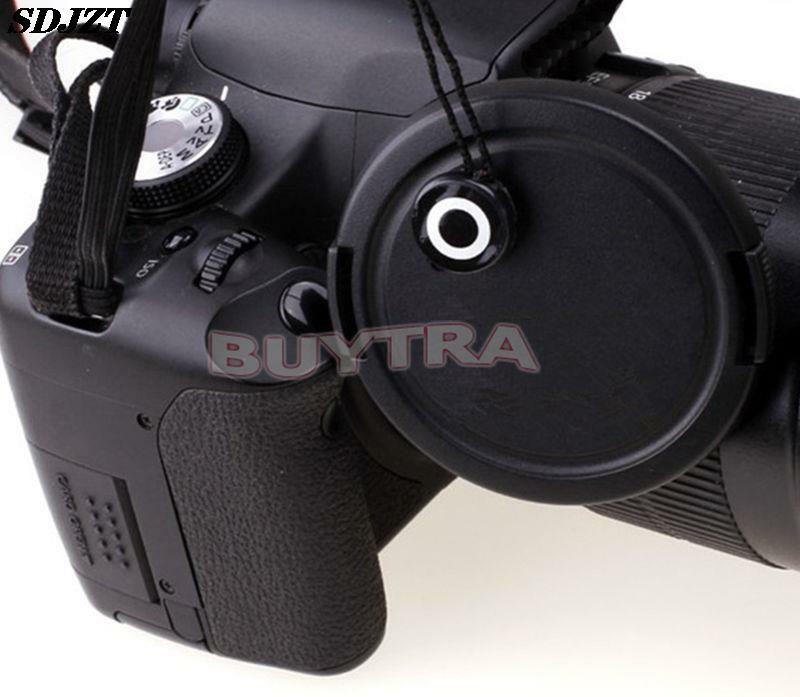 Baru 1 Buah/5 Buah Lens Cap String Keeper untuk Nikon Canon Sony Pentax Cover Depan