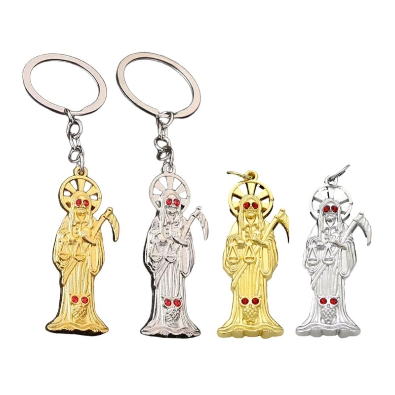 Porte-clés en métal pendentif religieux petit Souvenir cadeau décoration maison porte-clés