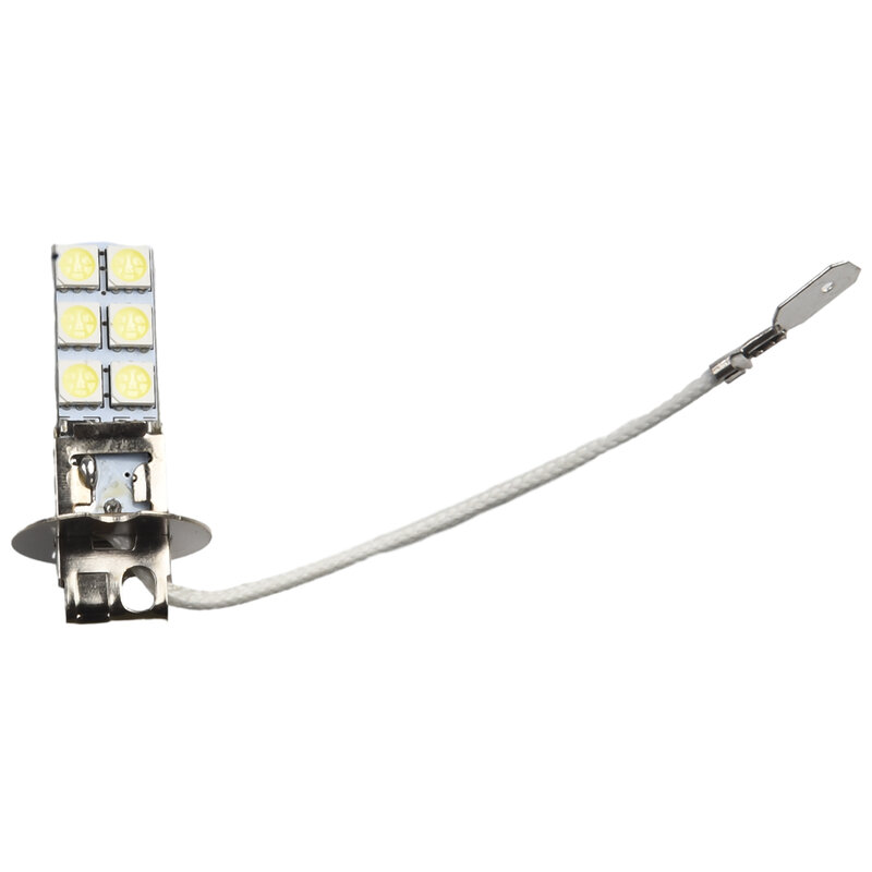 Lámpara antiniebla de 12V CC, luz blanca Universal, cómoda, fácil de instalar, tipo de enchufe H3 50000H 55W, 2 uds.