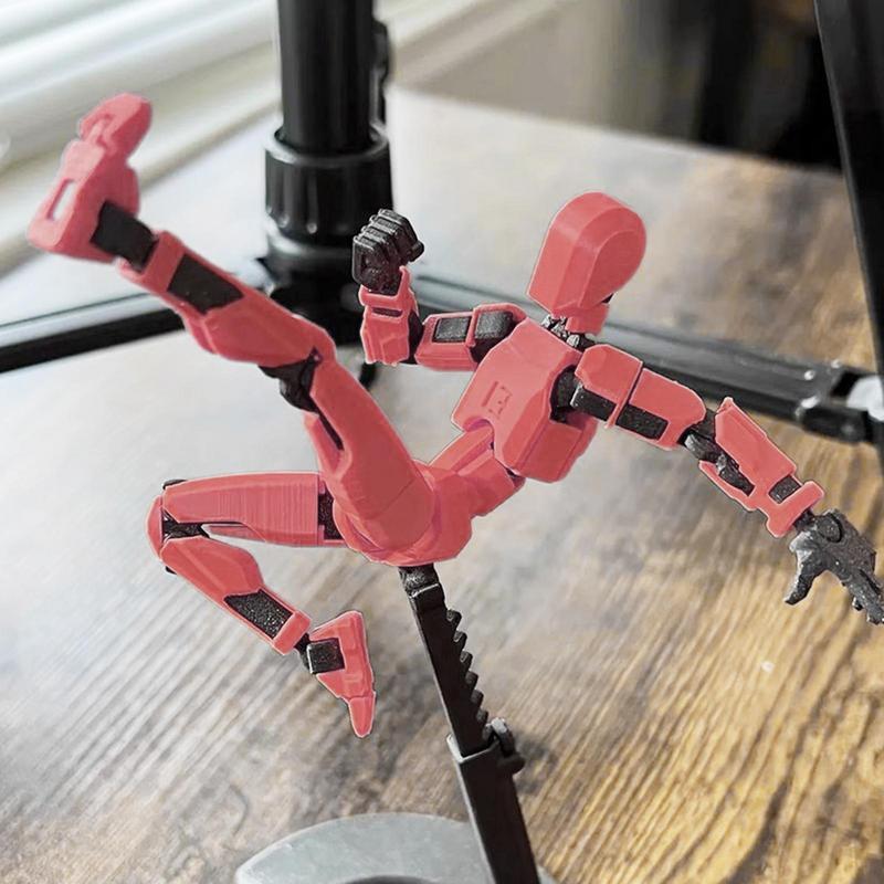 3D 프린트 마네킹 더미 다관절 이동식 모양 변경 로봇, 다기능 로봇, 전신 이동식 홈 테이블 장식품