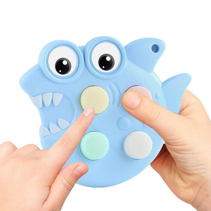 ของเล่นกดปุ่มปลายนิ้วมือสำหรับเป็นของขวัญเด็กๆเกมแบบพกพา permainan Teka-teki Relief ความเครียดของเล่นเสริมการเรียนรู้