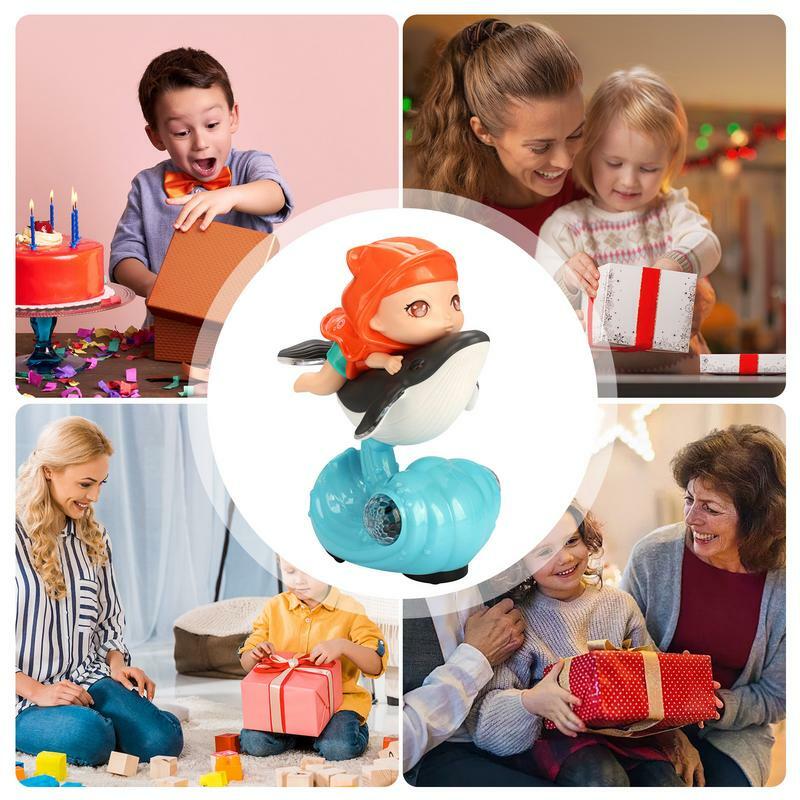 Электрическая игрушка-Акула, Интерактивная Детская кукла-Кит, ходячая и движущаяся детская игрушка, подарок на день рождения