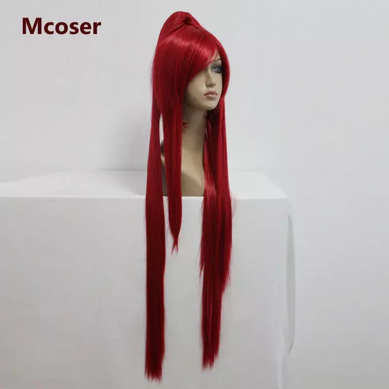 MCOSER 100 см + 100% высокотемпературное волокно Синтетический Косплей Костюм искусственный парик Бесплатная доставка