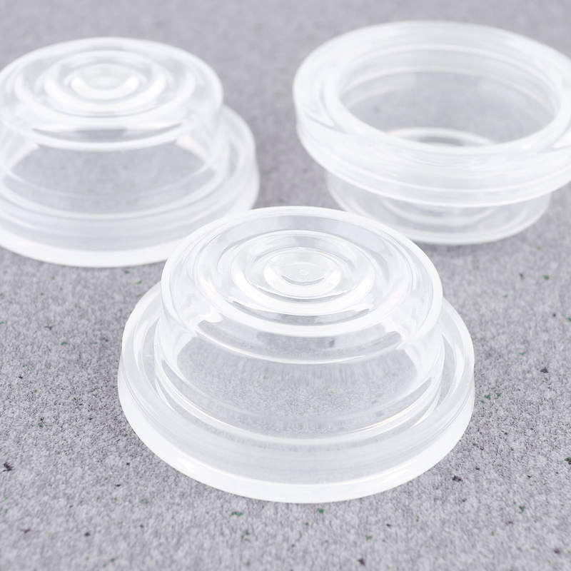 Brides de pompe en silicone transparent, pompage confortable et efficace, 4 pièces