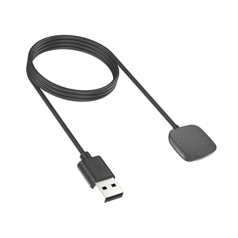 Smart Watch Dock Charger Adapter, cabo de carregamento magnético USB, cabo de alimentação, compatível para Fitbit Versa 4, 3, Sense 2, 1