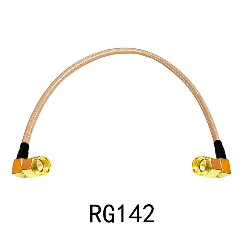 Interruptor de ángulo recto SMA macho, Cable de puente de 90 grados, RG316, RG174, RG58, envío rápido, venta al por mayor, adaptador de 15CM/40CM/100CM, nuevo