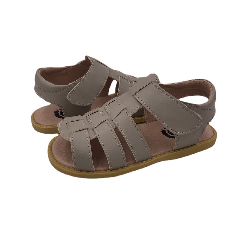 TipsieToes-Sapatos infantis descalços, sandálias esportivas para meninos, sandálias infantis, fundo macio, antiderrapante, casual, verão, 2022