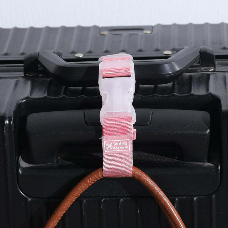 1 шт. регулируемые ремни для багажа, дорожная сумка, нейлоновые подвесные ремни с пряжкой, ремни для чемоданов и сумок, крючки для замка, аксессуары для багажа