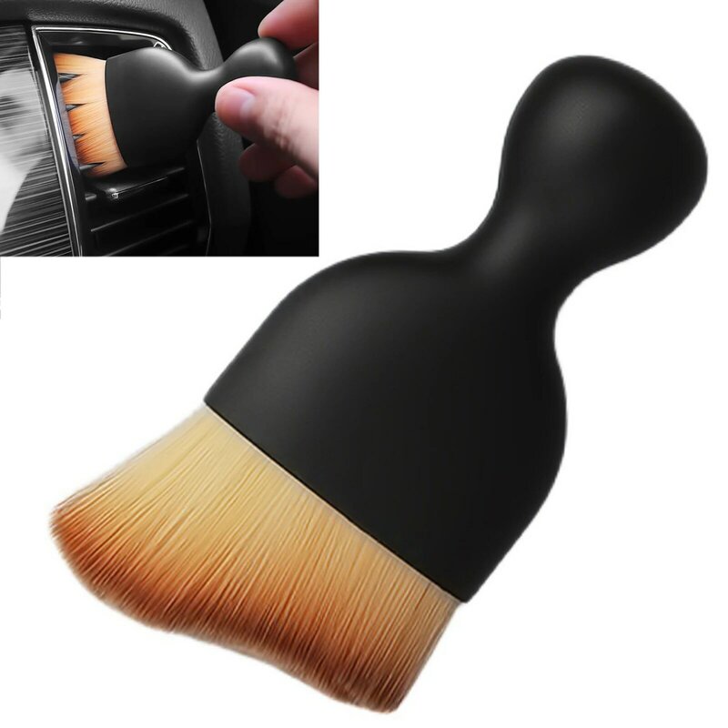 1-3 Pcs Car Interior Cleaning Soft Brush Dashboard Air Outlet Gap Dust Removal Detailing Brush Clean Tools Auto Maintenance