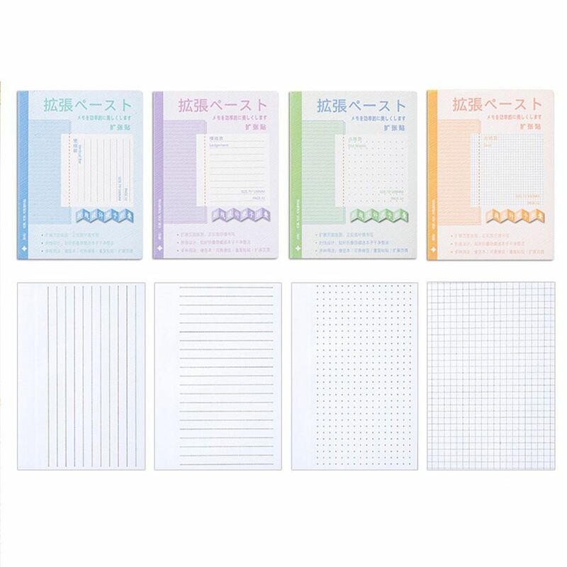 Koreaanse Dagboek Plakboek Leesetiketten N Keer Plakkerig Briefpapier Beschrijfbare Sticker Label Bladwijzer Memo Pad Plakbriefjes