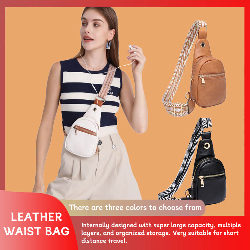 Damen Taschen Leder Umhängetasche im Freien reisen Frauen kleine Brusttasche tragbare große Kapazität Designer-Stil