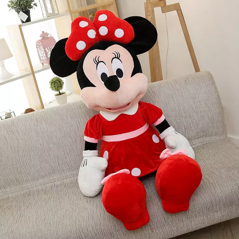Mainan Mewah Mickey Minnie Mouse Anak-anak Disney 30 CM Mainan Boneka Bayi Laki-laki dan Perempuan Hadiah Ulang Tahun Mainan Boneka