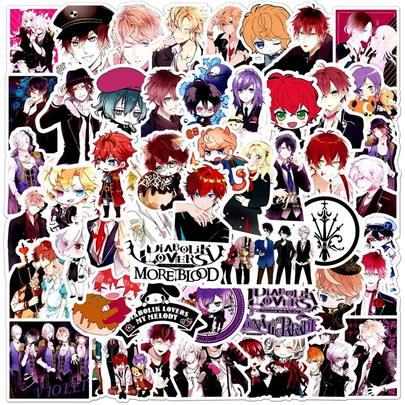 10/30/50 Stuks Explosie Klassieke Anime Diabolik Liefhebbers Graffiti Stickers Cadeau Fiets Ketel Auto Kids Speelgoed Sticker Decor Stickers