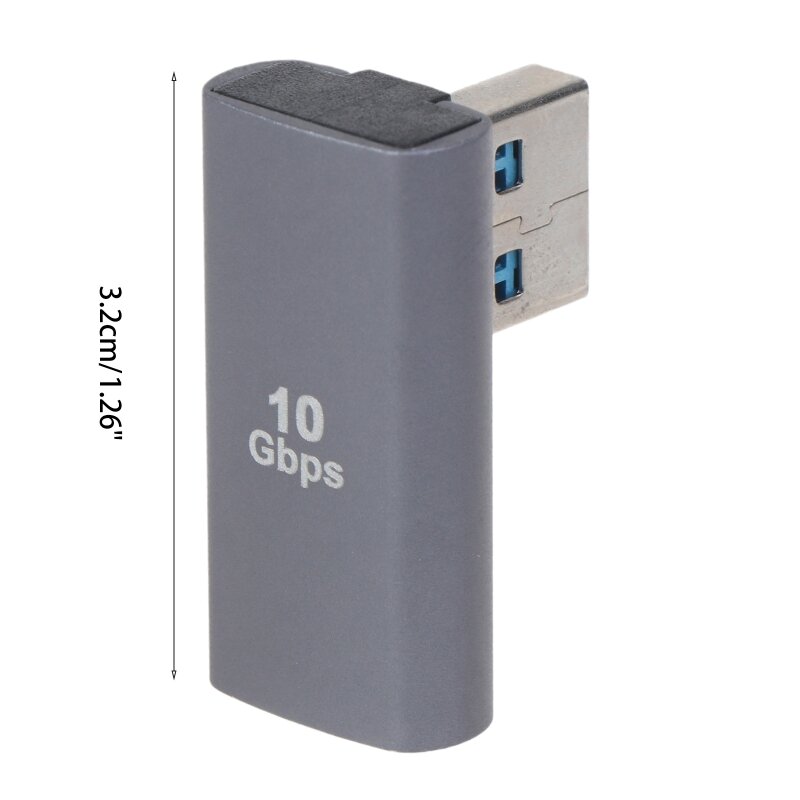 USB to USB Adapter 90 Degree USB to USB Converter for Laptop Dropship