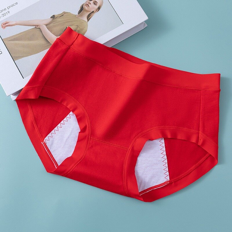 Bawełniane menstruacyjne majtki boczne wycięcie