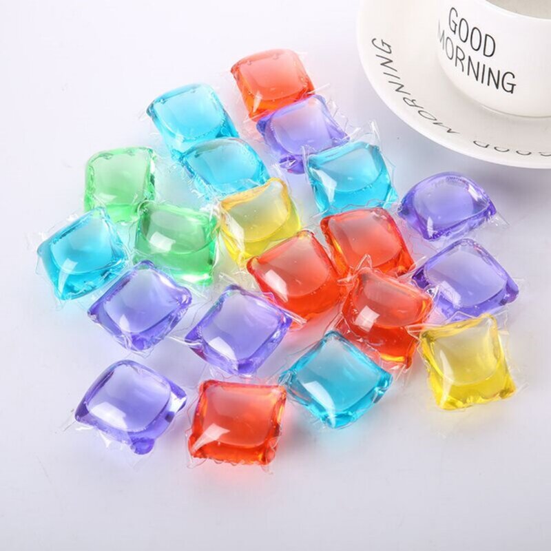 Laundry Ball Beads Cleaner Capsules Long-Lasting Fragrance Decontamination for Travel Washing Cleaner Supplies