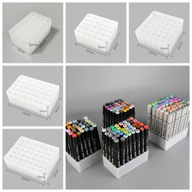30/36/40/48 Steckplätze Markierung stift Aufbewahrung halter Pinsel Bleistift Rack Tischst änder Organizer Multifunktion werkzeug