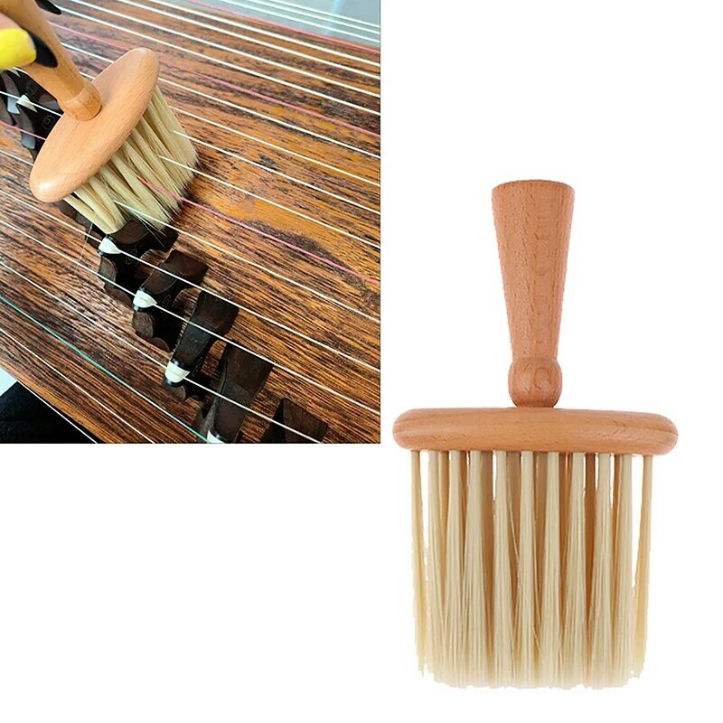 Profissional escova de limpeza macia profunda, violino Universal escova de limpeza, ferramentas varrição poeira, Guzheng Acessórios, 1Pc