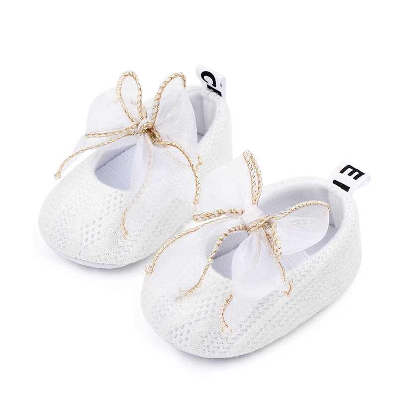 Туфли для новорожденных девочек VISgogo, туфли принцессы на плоской подошве, Необычные вязаные симпатичные туфли для детской кроватки, симпатичные туфли для девочек