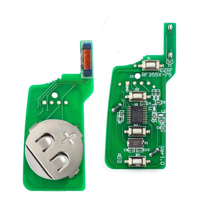 Chave de aleta remota com sistema CAS2 de chip ID46, lâmina HU92, 4 botões, 315MHz, apto para BMW E39, E46, E83, X5, X3