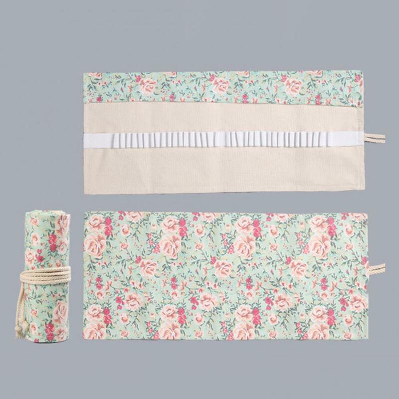 Briefpapier Pouch Floral Muster 5 Größen Stift Vorhang 12/24/36/48/72 Slots Schreibwaren Stift Lagerung Beutel