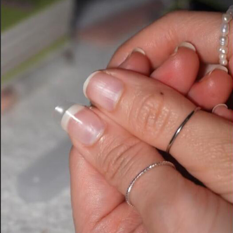 Przezroczyste, półutwardzone naklejki na żel do paznokci z przezroczysty żelowa lakierem suwakowym lampa UV utwardzana przedłużonymi paskami do paznokci do Manicure * T1