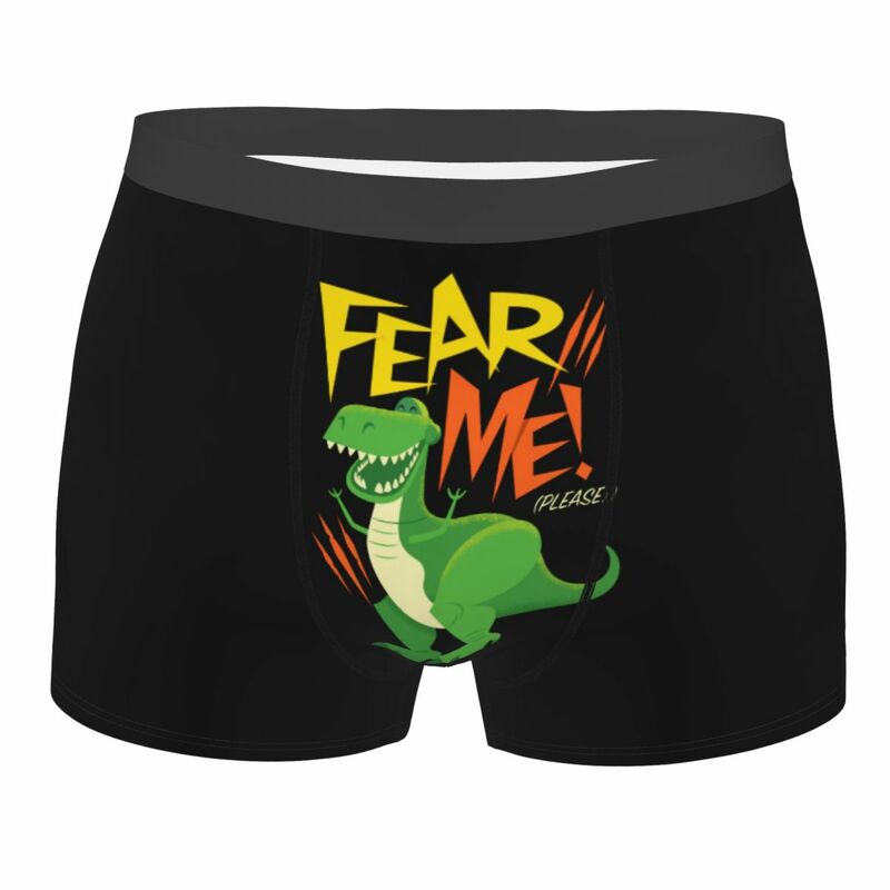 Male Cool Toy Story Rex Underwear Boxer Briefs Breathable Shorts Panties Underpants