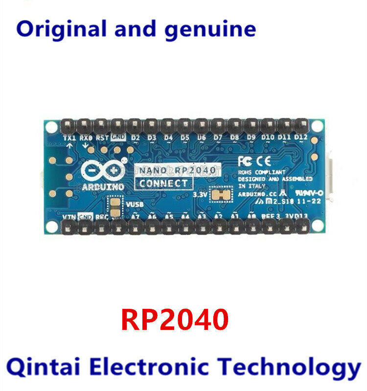 ARDUINO NANO RP2040 se connecte à la carte de développement en-tête Raspberry Pi RP2040