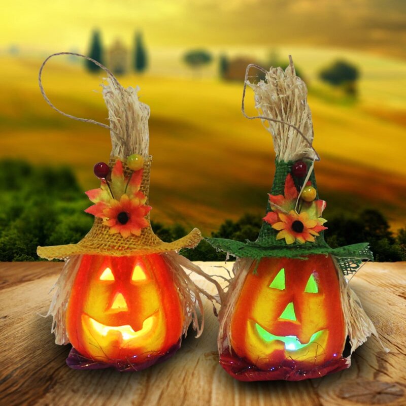 Hollow Out Foam Pumpkin Lantern, Iluminado Light Up Props, Halloween Party Supplies
