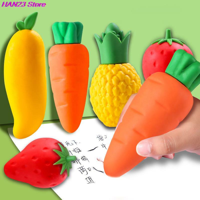 Gomme de carotte créative pour enfants, fournitures scolaires et de bureau, gommes à crayons pour étudiants, cadeau de prix unique et mignon, Big Mac Fruit