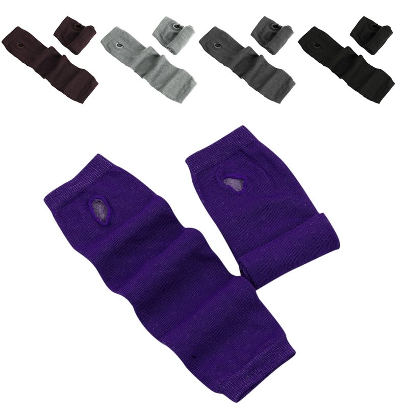 UV để bảo vệ tay áo co giãn đan bảo vệ cánh tay sọc không ngón tay