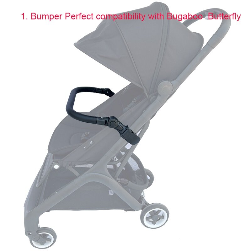 Barre de pare-chocs pour poussette de bébé, barre transversale de poignée d'accoudoir, compatible avec Bugaboo Butterfly, accessoires de poussette