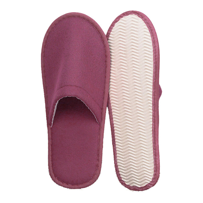Jednorazowe hotelowe pantofle podróżne buty ślubne Party domowe kapcie dla gości Flip Flop antypoślizgowe jednolity kolor Babouche kobiety mężczyźni Mule