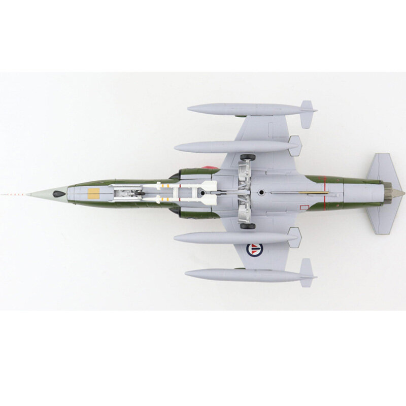 Diecast 1:72 Scale Norwegian Air Force CF-104 Warplane Alloy & Plastic Simulation Model  Gift Collection Decorative Toy Diecast